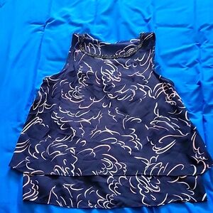 Dark blue blouse medium